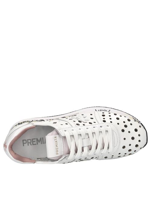 Sneakers in pelle e tessuto PREMIATA | CONNY VAR 5640BIANCO
